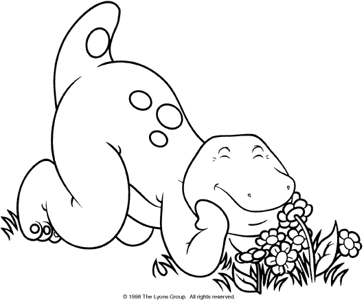 baby bop coloring pages - photo #34