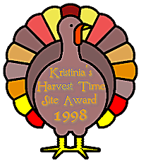 Kristinia's Happy Harvest Award