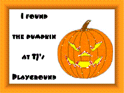 I found the pumpkin