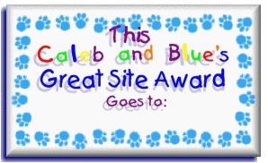 Caleb and Blue's award